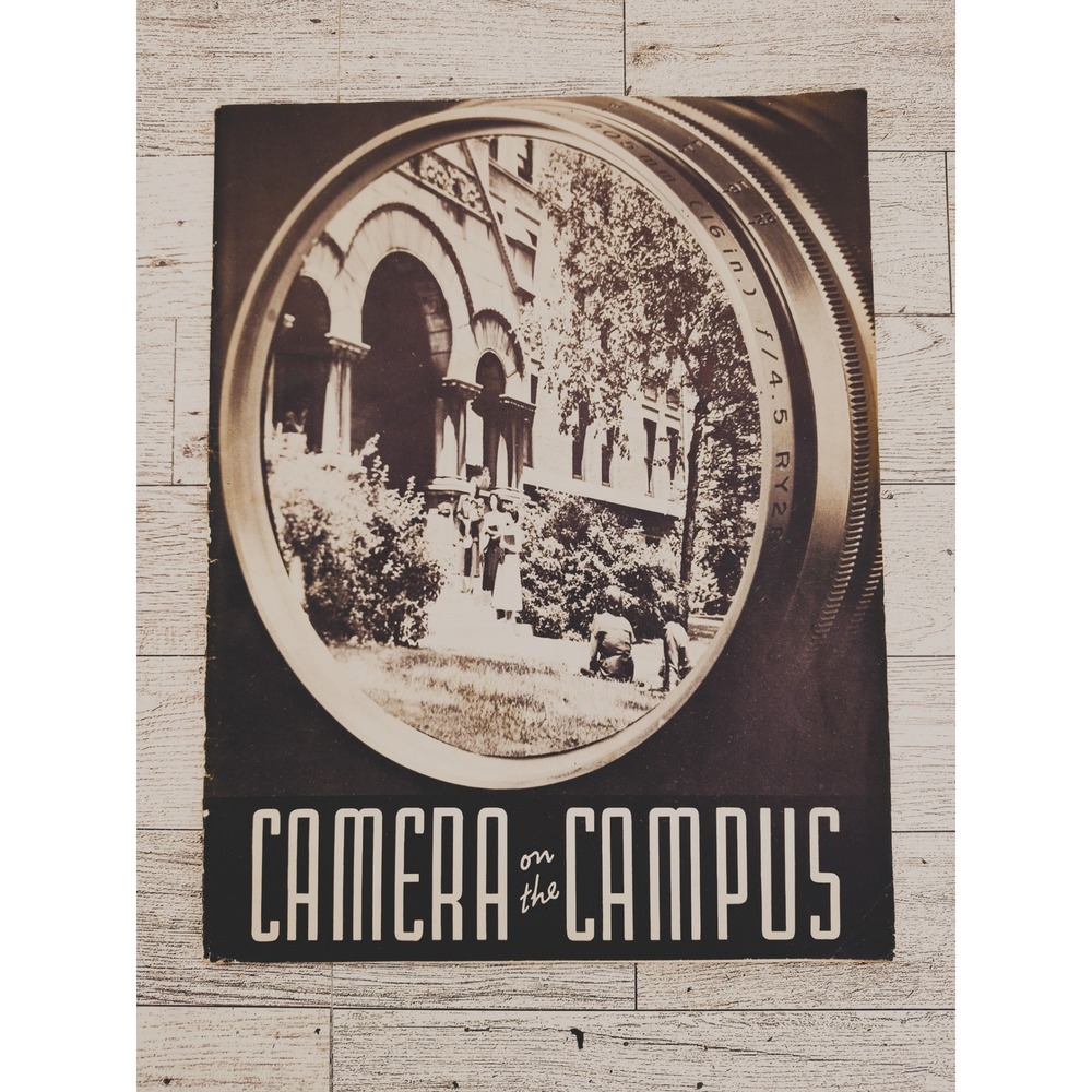 Vintage 1950 Yearbook Saint Xavier College "Camera on the Campus" B&W Pics